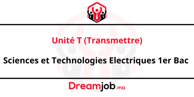 Unité T (Transmettre) Sciences et Technologies Electriques 1er Bac