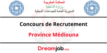 Concours Province Mediouna
