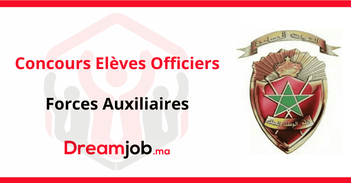 Concours Forces Auxiliaires 2025 Elèves Officiers