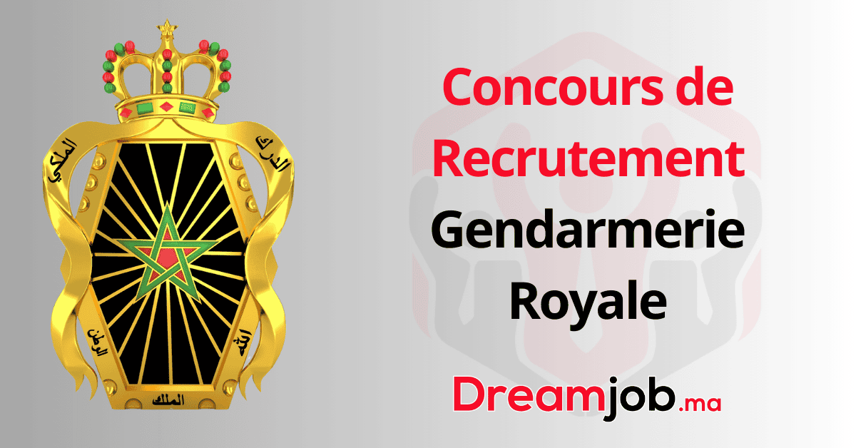 Concours de Recrutement Gendarmerie Royale 2025 Maroc (1500 Postes)