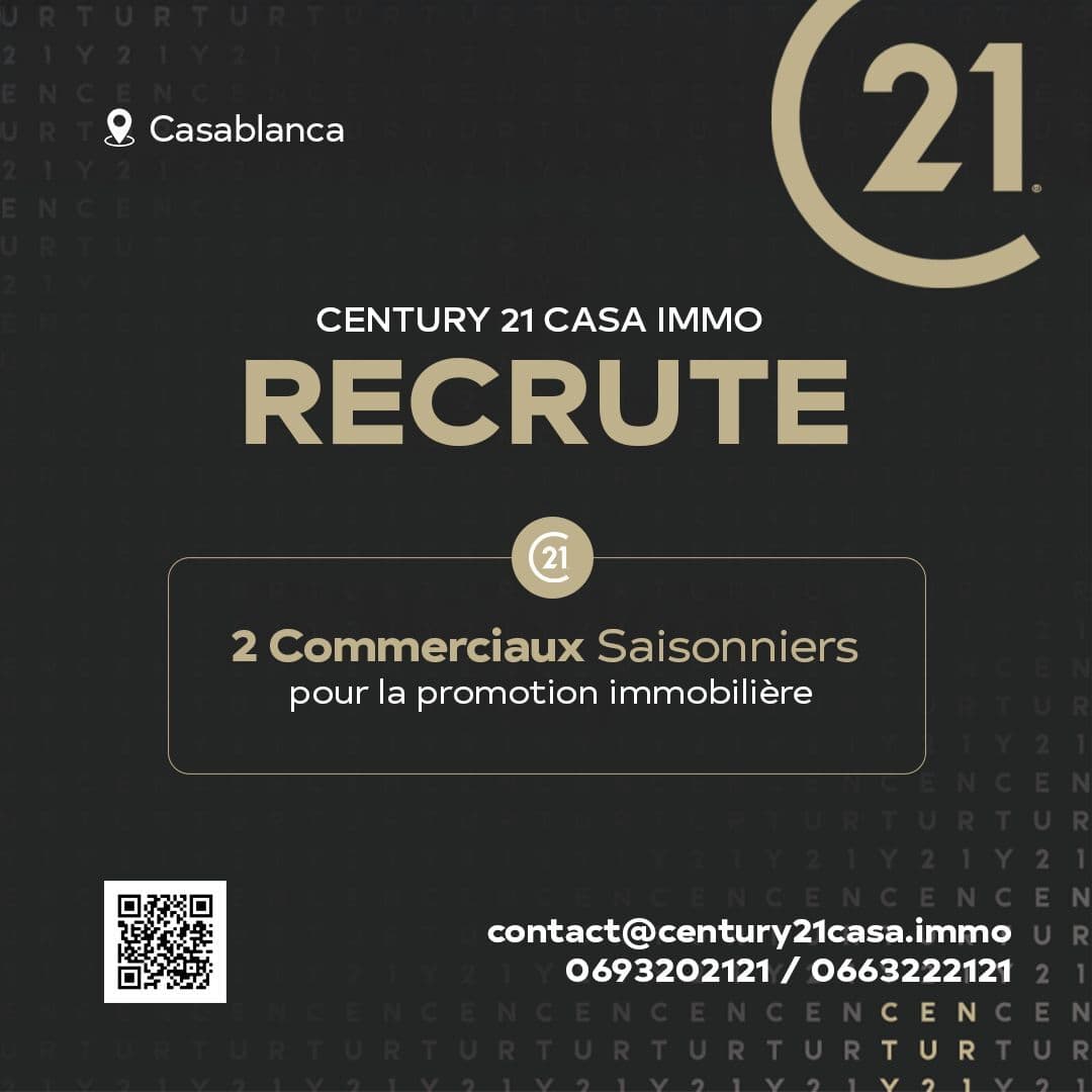 Century 21 Casa Immo cherche des Commerciaux