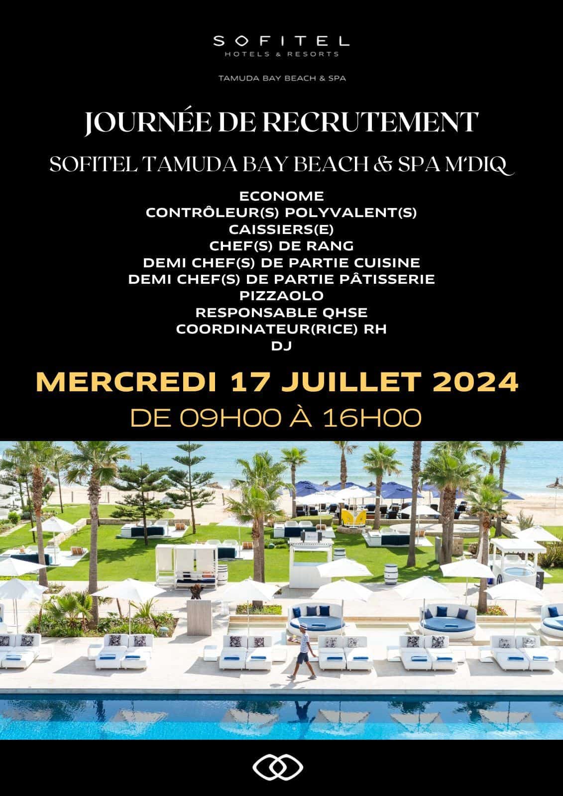 Journée de Recrutement au Sofitel Tamuda Bay Beach & Spa M'diq