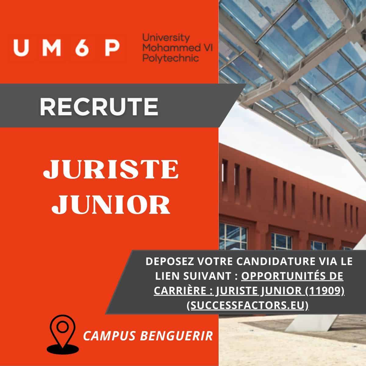 (8) Offres d'Emploi à Saisir à l'UM6P