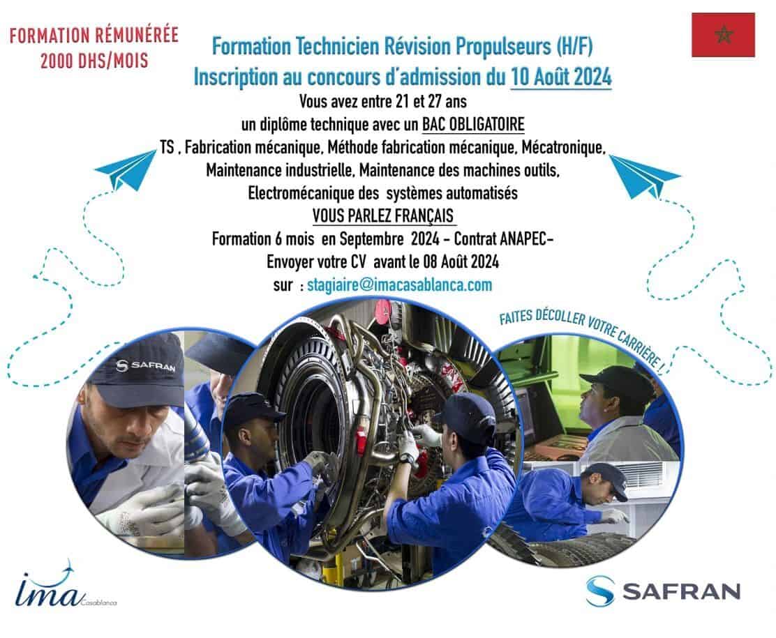 Formation Rémunérée Pré-Embauche chez IMA