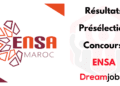 Résultats Présélection Concours ENSA