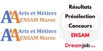 Résultats Présélection Concours ENSAM