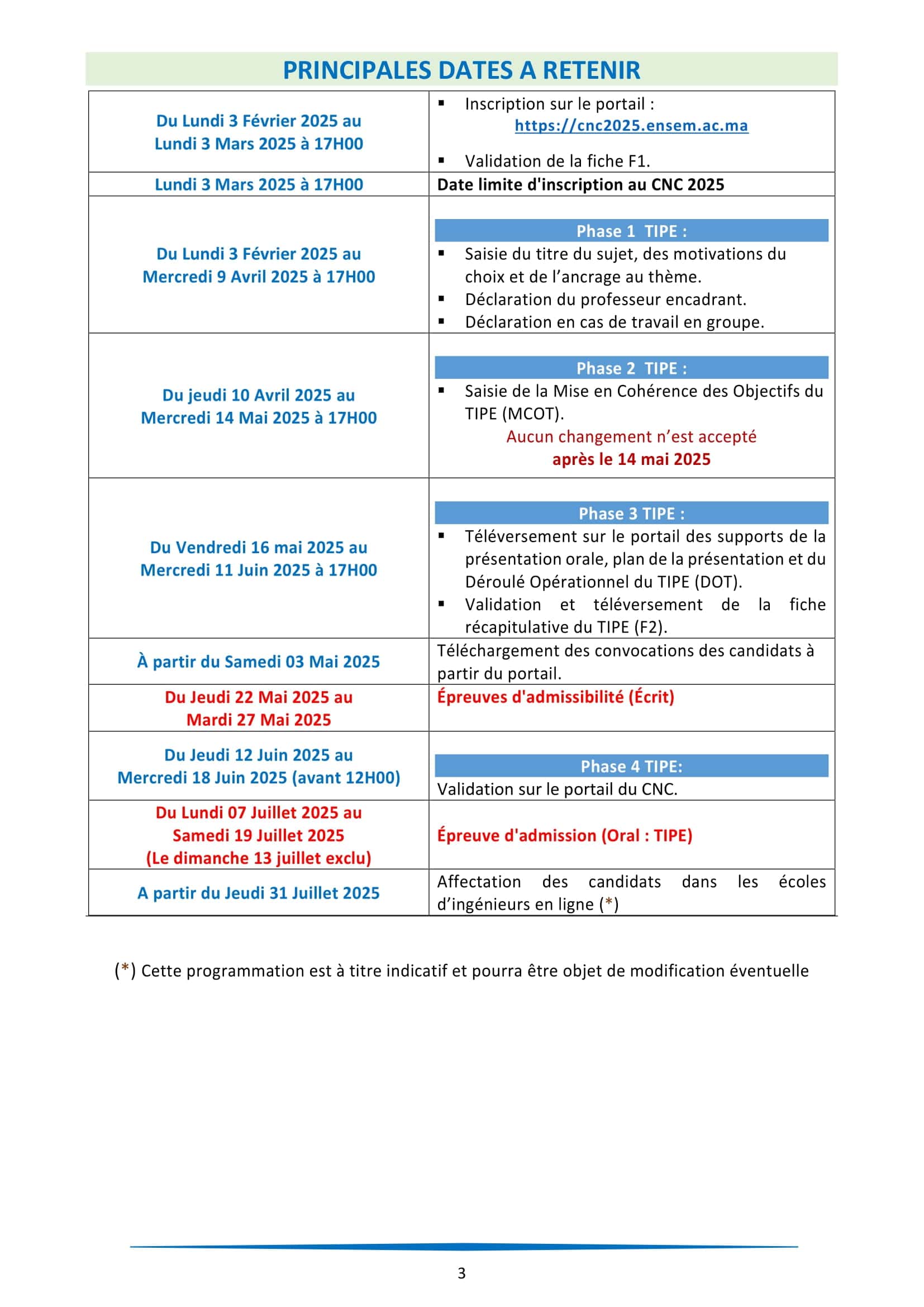 Inscription Concours CNC 2025 Concours National Commun