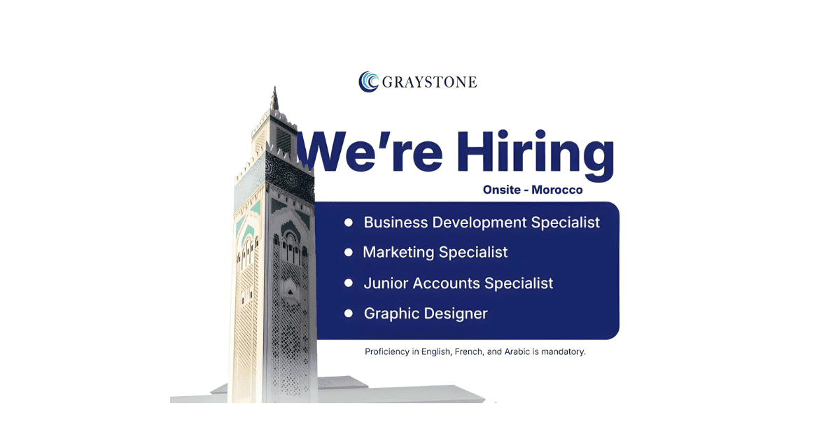 Opportunités à distance et sur site chez Graystone Capital Maroc