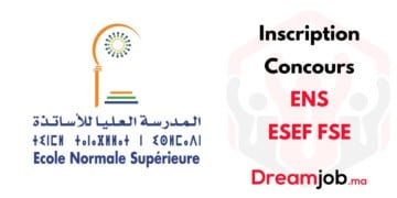 Inscription Concours ENS ESEF FSE